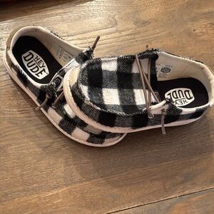 Hey Dude Buffalo Plaid Toddler